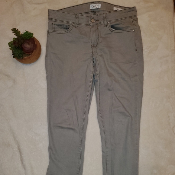 Jessica Simpson Rolled Crop Skinny Jeans - Picture 2 of 7